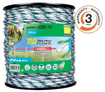 Economic White electric fencing rope - Agrisellex UK